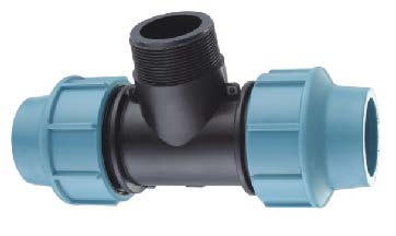 Water Distribution PP Reducing Tee UV Stabilized Distribuição de água PP reduzindo Tee estabilizado por UV