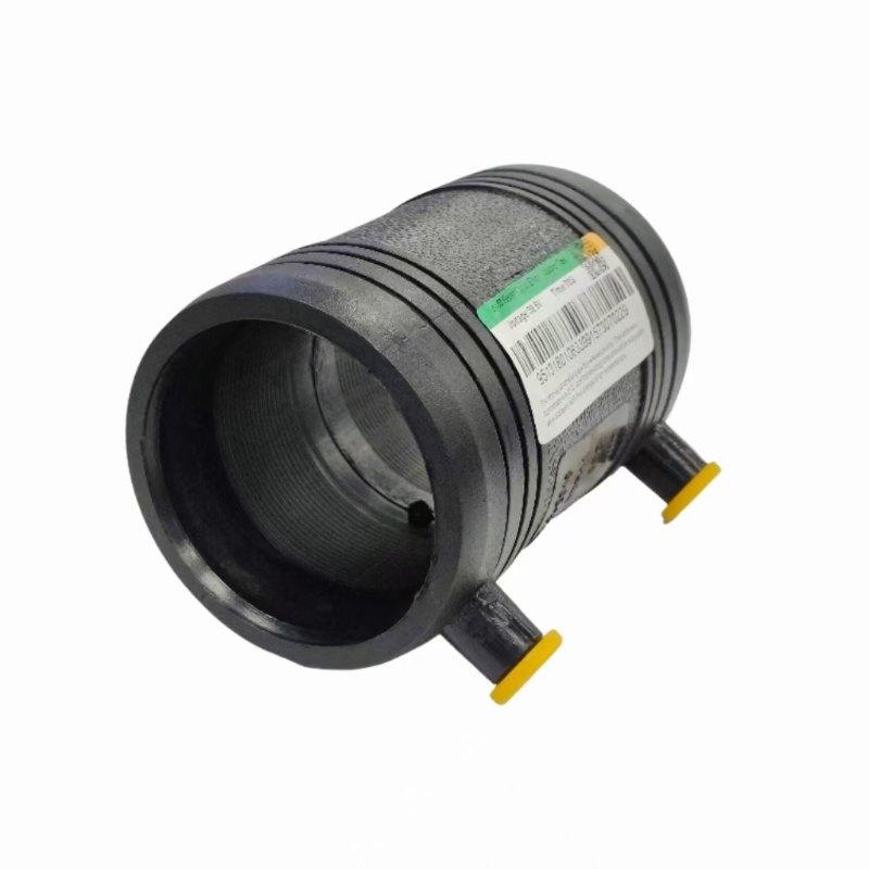 Acoplador fundido HDPE 100 Acoplador de encaixe de tubo de fusão elétrica de plástico para sistema de abastecimento de água
