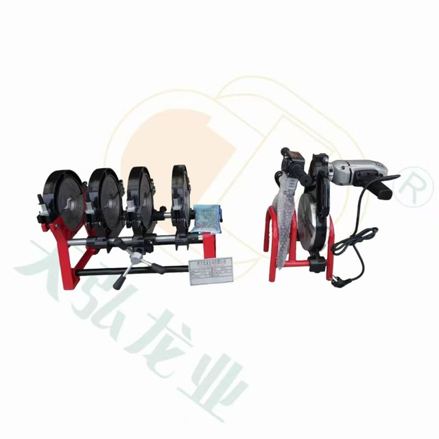 Equipamento manual plástico da fusão da extremidade da máquina de soldadura da tubulação do HDPE HDPE