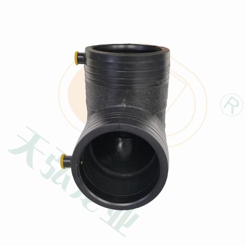 A extremidade do HDPE DN50-630 PN16 fundiu o cotovelo de 90° para o sistema de abastecimento de água