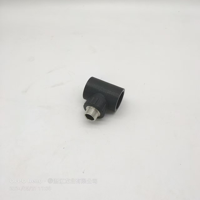 T para tubo macho com rosca de precisão