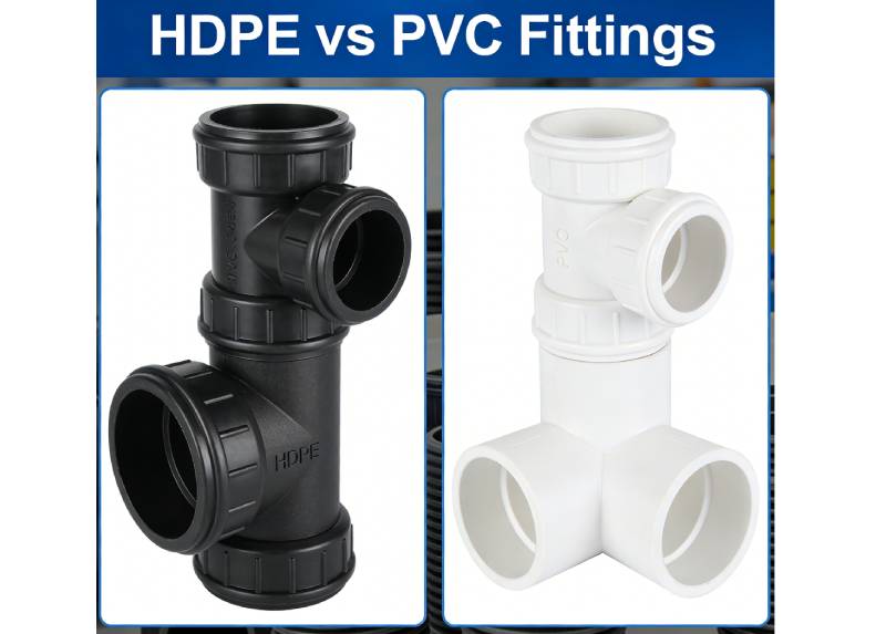 Acessórios HDPE vs PVC: principais diferenças explicadas
