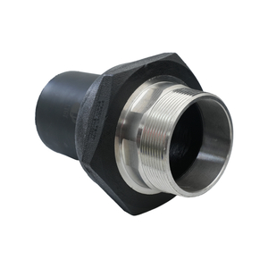 HDPE Male Thread Coupler for Water Supply with Stainless Steel Inner Part Pn16 SDR11
