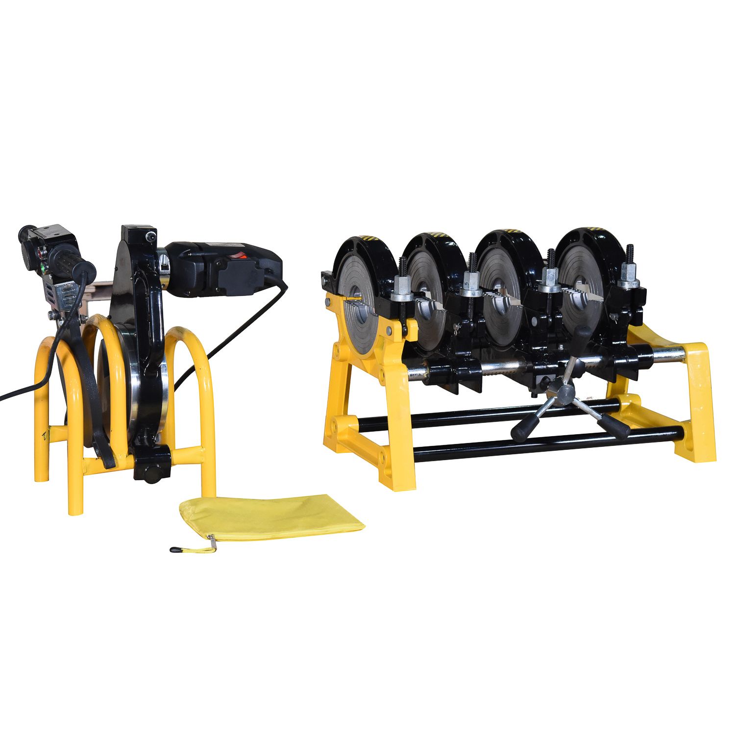 Equipamento manual plástico da fusão da extremidade da máquina de soldadura da tubulação do HDPE HDPE