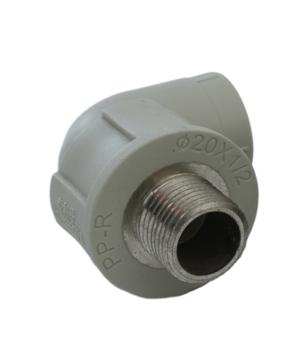 Sistema HVAC PP-R Cotovelo Masculino de Alta Pressão