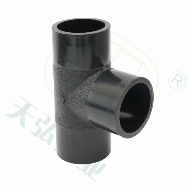 Tee igual HDPE durável 63-630 mm para água da chuva