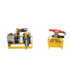 Equipamento manual plástico da fusão da extremidade da máquina de soldadura da tubulação do HDPE HDPE