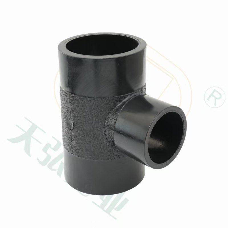T durável do redutor dos acessórios do abastecimento de água do HDPE para conexões eficientes
