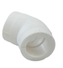 Cotovelo de polipropileno resistente a produtos químicos PPR 45