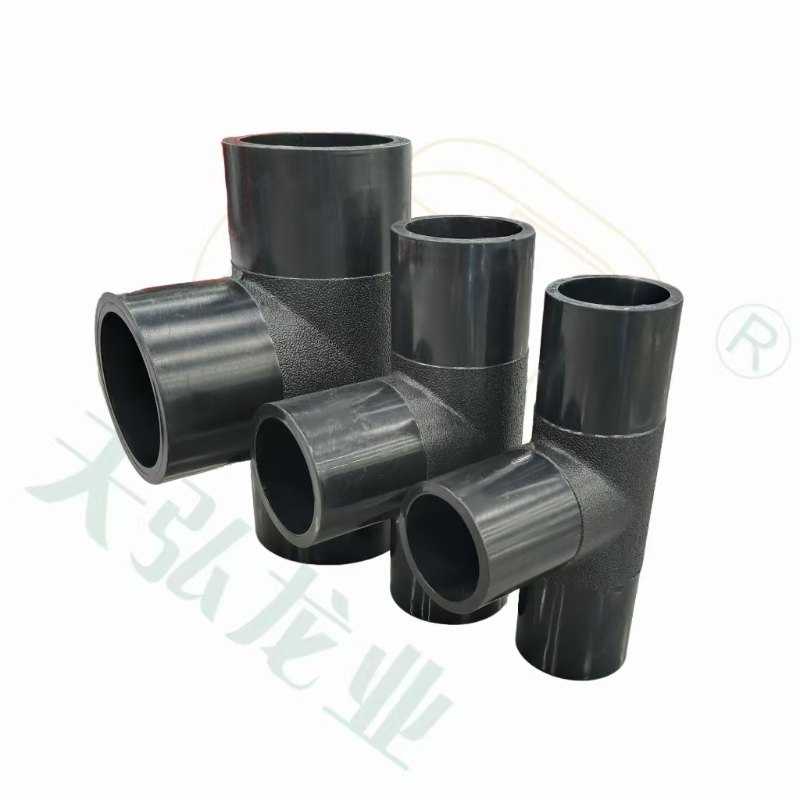Tee igual HDPE durável 63-630 mm para água da chuva