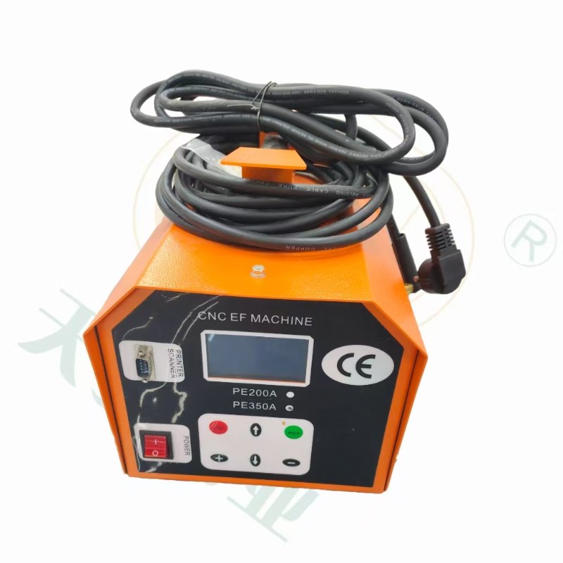 Soldador de eletrofusão de transformador portátil para tubos HDPE 20-315mm